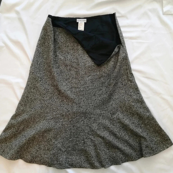 Gerard Darel Wool Blend Pleated Midi Skirt Heathered Gray 42 FR or 10 US - Picture 6 of 15